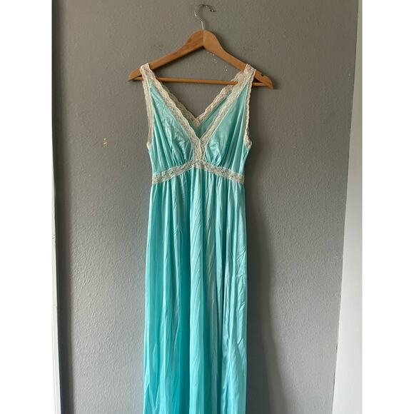 Vintage Miss Elaine 2pc Nightgown - Picture 3 of 12
